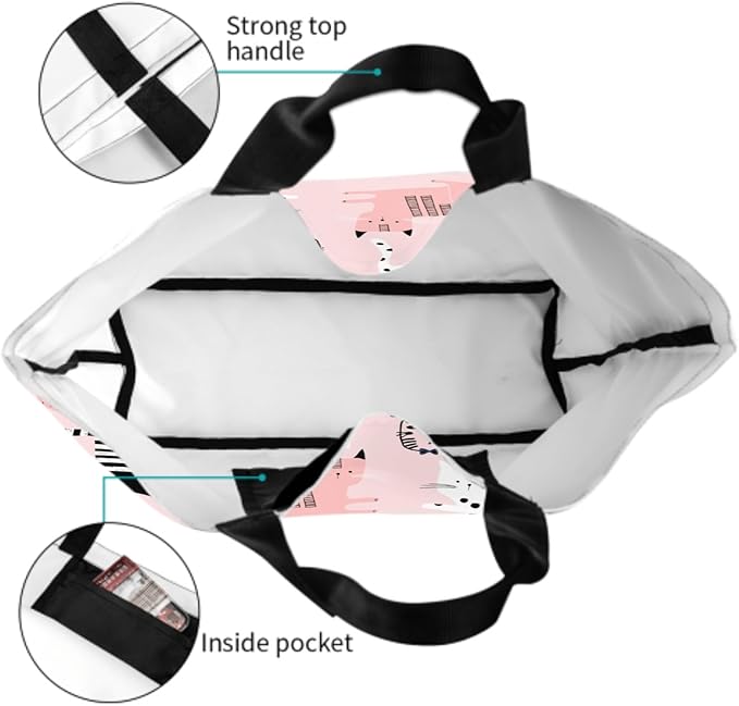 Shoulder Bag Large Reusable Eco-friendly Shopping Bags Portable Storage Handbag