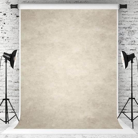 Kate 8×10ft Ivory Photo Backdrop Microfiber Absract Photo Studio Background for Photographers Headshots Old Master Photo Props