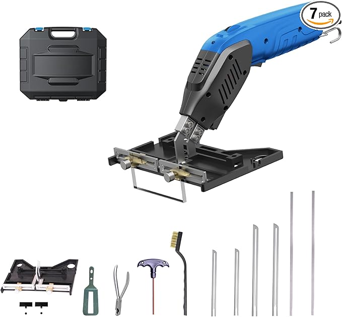 Air Cooled, Electric Hot Knife - Foam Cutting Tool with Blades & Accessories Use Foam Cutter for Engraving and DIY Handmade
