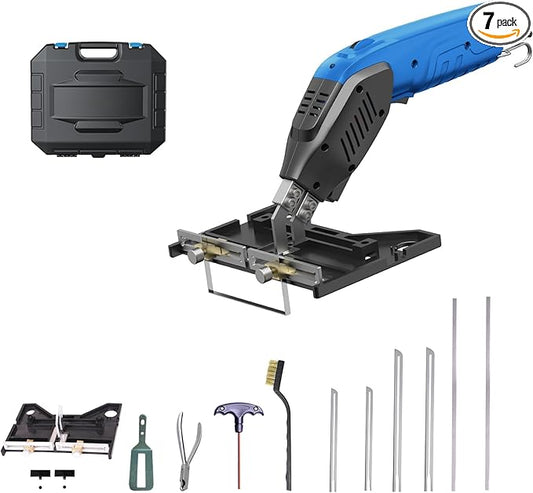Air Cooled, Electric Hot Knife - Foam Cutting Tool with Blades & Accessories Use Foam Cutter for Engraving and DIY Handmade