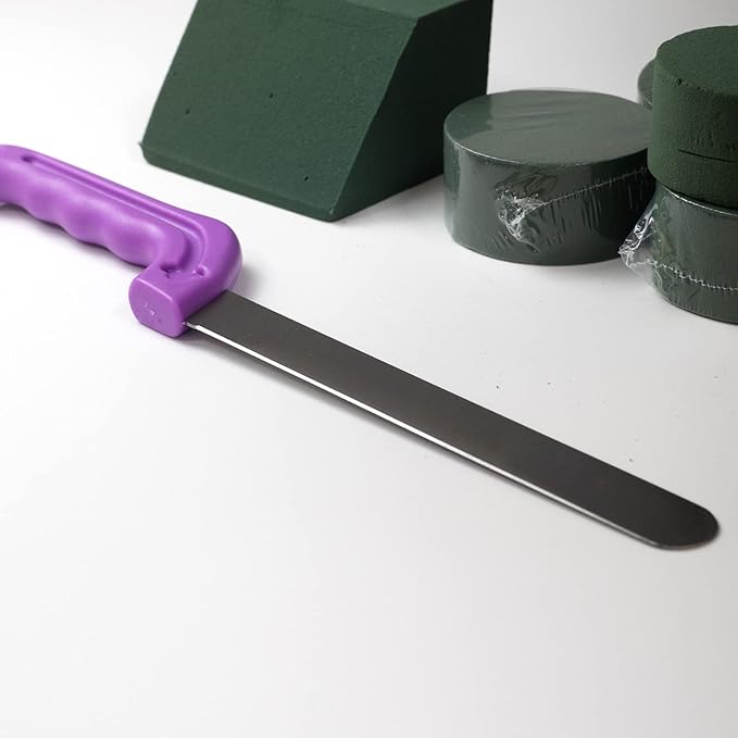 14.2" Grade Floral Foam Knife, Florist Professional Cutting Knife for Flower Foam Block, Foam Cutter to Cut Flower Foam Blocks to Shape, Cake Fruit Knife