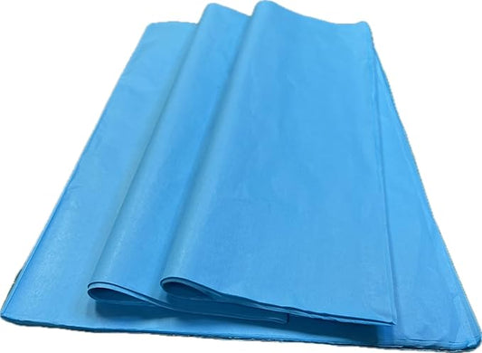 Ocean Tides 300 Sheets (14 x 20 Inches) Christmas Wrapping Paper – Gift Wrapping Tissue Paper Bulk for Crafts, Birthdays, & Holidays – Colored Tissue Papers for Gift Bags & Decorations, Light Blue