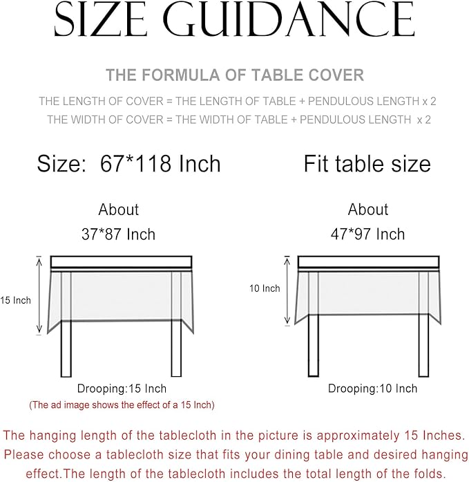 patdrea Designer Vintage Linen Rectangle Tablecloth,Provencal Rustic Floral Pattern Tablecloths,Decorative Table Cover Cloth for Kitchen,Dining Room,Tea Party,Home,Christmas,67"*118"