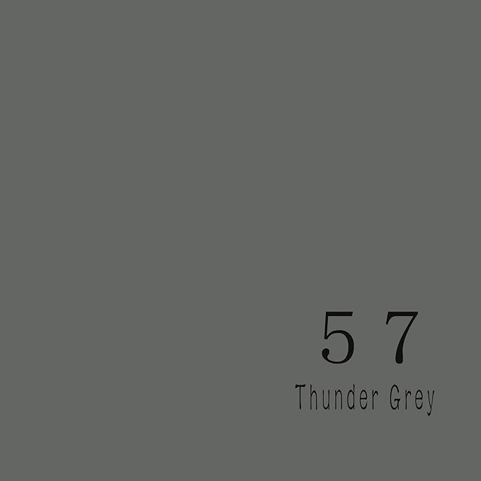 Huamei Seamless Photography Background Paper, Photo Backdrop Paper #57 Thunder Grey (8.9x36 Feet, Thunder Grey)