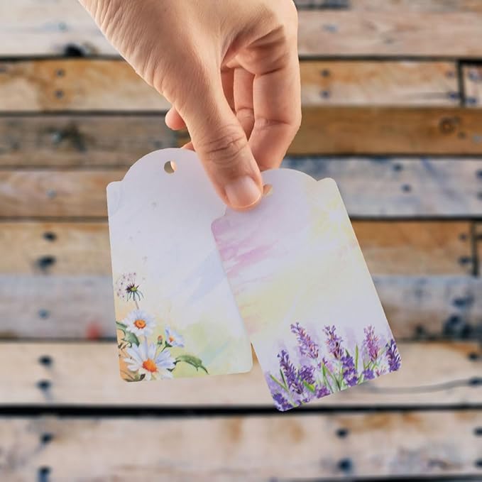Summer-Ray 48pcs in 4 Designs Adorable Medley Floral Gift Tags for All Occasions