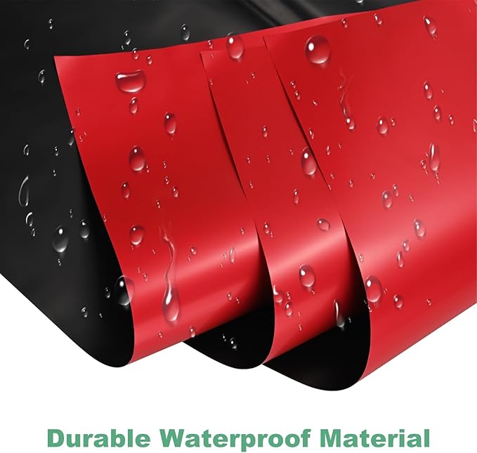 M METERXITY 20 Sheets Flower Wrapping Paper Bouquet, 23 Inch Double-Sided Black & Wine Red BOPP Waterproof Floral Wrapping Paper Flower Packaging DIY for Wedding/Party/Gift Bouquet Wrap Paper