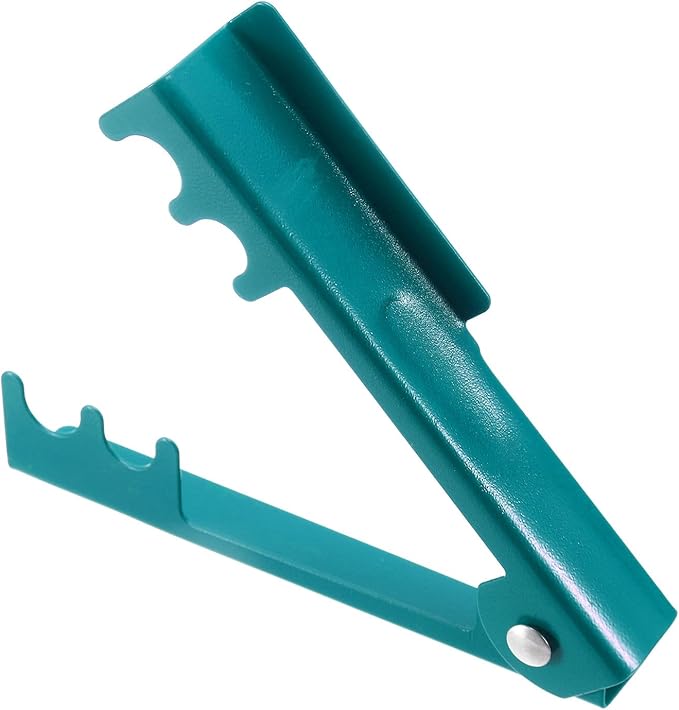 HARFINGTON 2pcs Rose Thorn Stripper Tool 5.5" Metal Flower Thorn Leaf Remover Flower Stem and Leaf Stripping for Gardening Home Florist Arrangement, Blue
