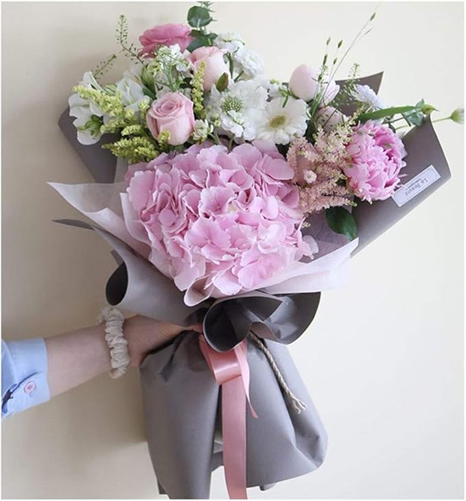 FWSA WRAPS Flower Wrapping Paper Roll Korean Floral Bouquet Packing Supplies Waterproof Fresh Flowers Gift Packaging Marterials (COLOR 16) 22.8 x 396 inches