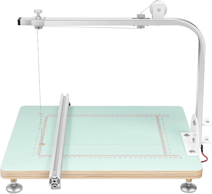Electric Hot Wire Foam Cutter,72W Tabletop Hotwire Cutter with LED,Tabletop Tool for Cutting Foam,Sponge,Pearl Cotton
