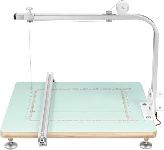 Electric Hot Wire Foam Cutter,72W Tabletop Hotwire Cutter with LED,Tabletop Tool for Cutting Foam,Sponge,Pearl Cotton