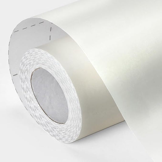 Donyang White Wrapping Paper, 17inch x 33ft Matte Metallic White Solid Color Wrapping Paper Roll, Gift Wrapping Paper for Birthday, Christmas, Baby Shower, Wedding, Valentine's Day, Arts & Crafts