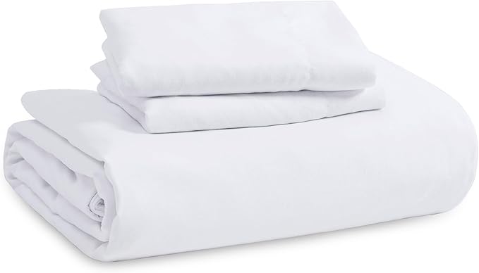 Bedsure Bright White Oversized King Duvet Cover - 3 Pieces Prewashed Cotton-Like Extra Soft Bedding Set, Includes 1 Duvet Cover 120x98 Inches with Zipper Closure & 2 Pillow Shams, No Comforter