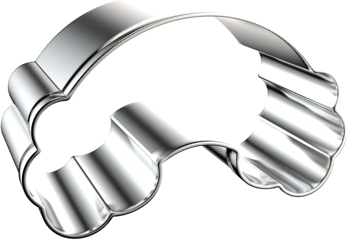 Rainbow Cookie Cutter Set - 5 inch, 4 inch, 3 inch, 2 inch - 4 Piece Rainbow Cookie Cutters Shapes Molds - Stainless Steel