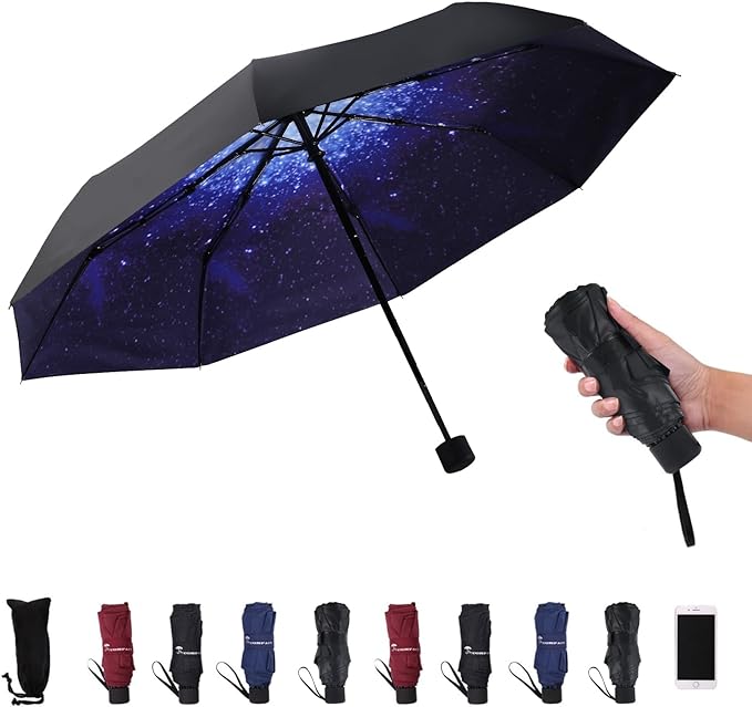 SY COMPACT Travel Umbrella - Lightweight Portable Mini Compact Umbrellas-Factory Outlet Shop