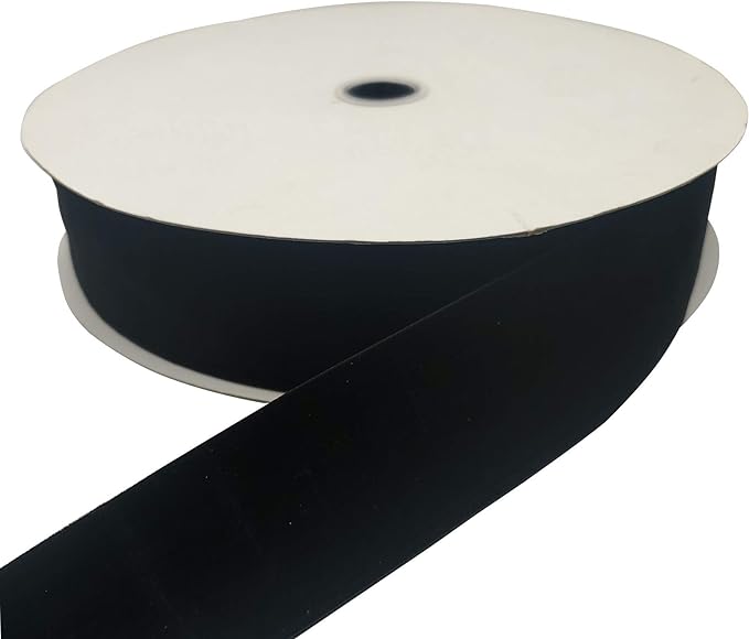 10 Yards Velvet Ribbon Spool (Black, 2")