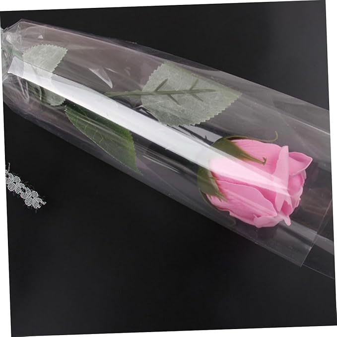 VALICLUD Transparent Cellophane Wrap Mil Thick for Flower Wrapping Bouquet DIY Crafts and Packing Tear-resistant Odorless Material for Floral Shops and Special Occasions
