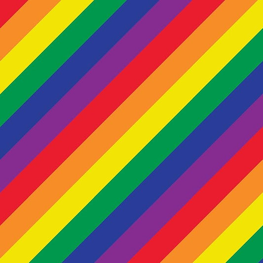 Jillson Roberts Bulk Gift Wrap, Everyday Gift Wrapping Supplies, Rainbow Stripe, Full Ream 833 feet x 24 inches