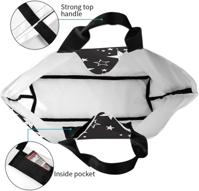 Shoulder Bag Large Reusable Eco-friendly Shopping Bags Portable Storage Handbag
