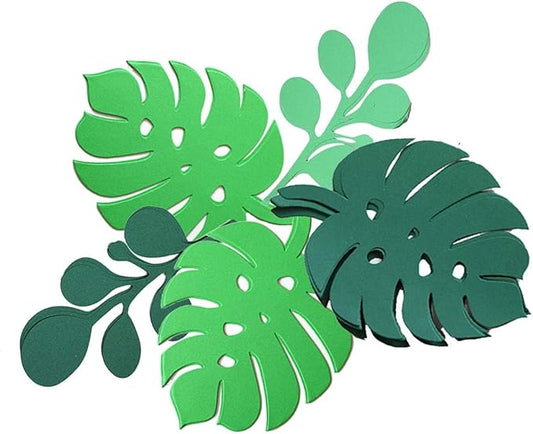 12pcs Paper Leaves Paper Flower Decorations Wall Decoration Paper Leaves Backdrop Decoration for Nursery Birthday Party Wedding
