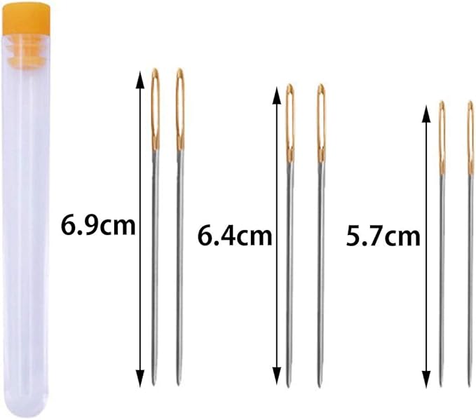 19 Pieces Bookbinding Kit Starter Tools Set Bone Folder Paper Creaser, Waxed Thread, Awl, Large-Eye Needles for DIY Bookbinding Crafts and Sewing Supplies