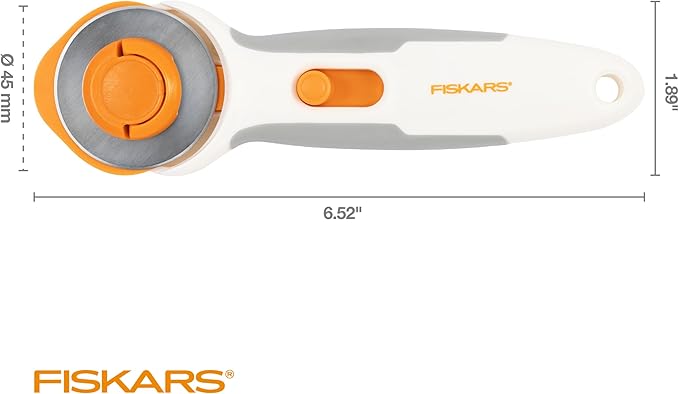 Fiskars Easy Change Stick Rotary Cutter (45 mm) White