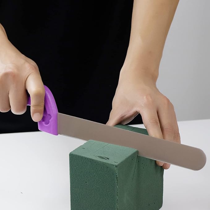 14.2" Grade Floral Foam Knife, Florist Professional Cutting Knife for Flower Foam Block, Foam Cutter to Cut Flower Foam Blocks to Shape, Cake Fruit Knife