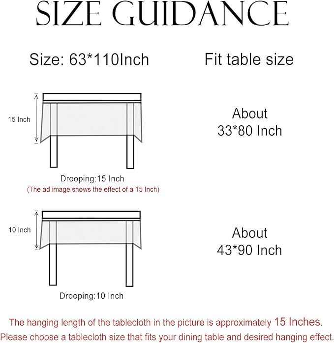 Vintage Linen Tablecloth for Rectangle Table,Yellow Floral French Wrinkle Free Extra Long Tablecloths,Decor Table Cover for Kitchen,Dining,Thanksgiving,Farmhouse,63" × 110"-Bellano