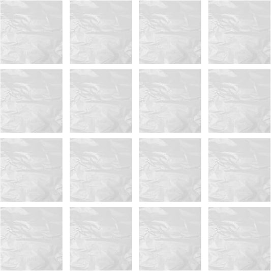 FOYTOKI 100pcs Clear Cellophane Wrapping Paper for Floral Bouquets Transparent Flower Packaging Film DIY Lightweight Floral Wrap for Weddings Birthdays Present
