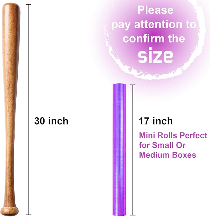 Yarcony Purple Wrapping Paper Roll - 17Inch x 33Feet - Thick Luxury Holographic Iridescent Texture Girls Gift Wrap Paper for Birthday, Wedding, Bridal Shower, Valentine's Day, Christmas, Holiday