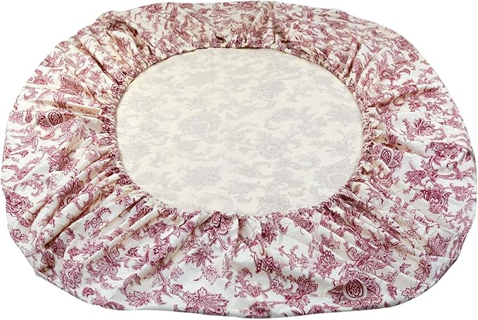 FADFAY Red Floral Bedding Elegant Bed Sheets Set Luxury Bedding Collections 800 Thread Count 100% Egyptian Cotton Deep Pocket Fitted Sheet,4 Piece-Twin XL Size