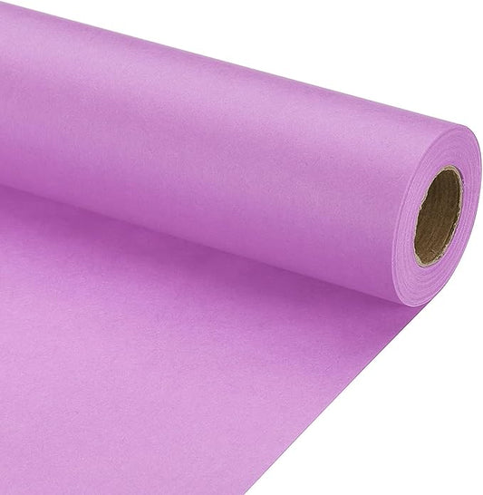 PATIKIL Wrapping Paper, 15" x 500"(42') 70 GSM Craft Paper Roll Kraft Packing Paper for Poster Bulletin Board, Gift Wrapping, Light Pink