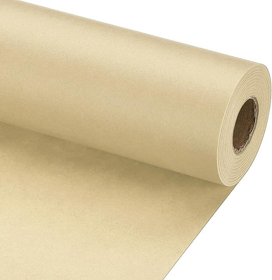 PATIKIL Wrapping Paper, 12" x 800"(66') 70 GSM Craft Paper Roll Kraft Packing Paper for Poster Bulletin Board, Gift Wrapping, Brown