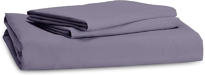 Bedsure Duvet Cover Full Size - Soft Double Brushed Bedding Set for Kids & Adults, Zipper Closure, 3 Pieces, Includes 1 Duvet Cover (80"x90") & 2 Pillow Shams, NO Comforter, Grayish Purple