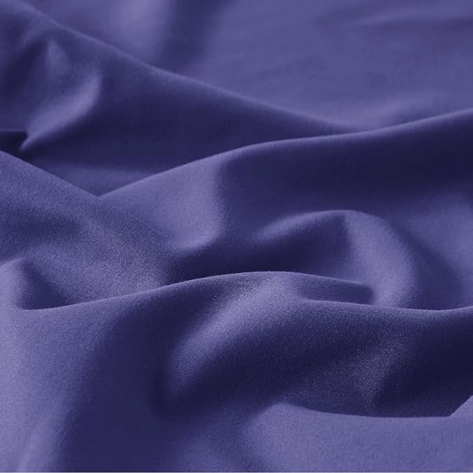 Bedsure Skipper Blue Duvet Cover King Size - 3 Pieces Prewashed Cotton-Like Extra Soft Bedding Set, Includes 1 Duvet Cover 104x90 Inches with Zipper Closure & 2 Pillow Shams, Comforter Not Included