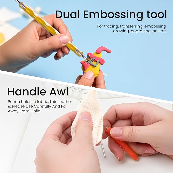 35 PCS Weeding Tools for Vinyl, Precision Craft Tools Set for Weeding Vinyl, Scrapbook Supplies Includes All Basics for Weeding, Scrapbooking, DIY Art