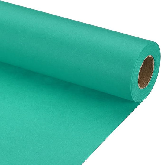 PATIKIL Wrapping Paper, 20" x 450"(37') 70 GSM Craft Paper Roll Kraft Packing Paper for Poster Bulletin Board, Gift Wrapping, Grass Green