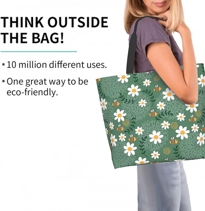 Shoulder Bag Large Reusable Eco-friendly Shopping Bags Portable Storage Handbag