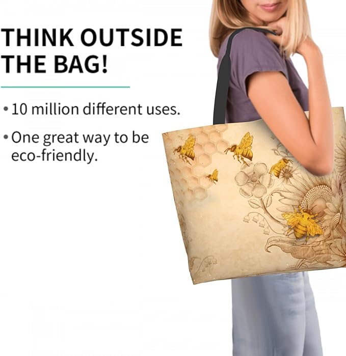 Shoulder Bag Large Reusable Eco-friendly Shopping Bags Portable Storage Handbag