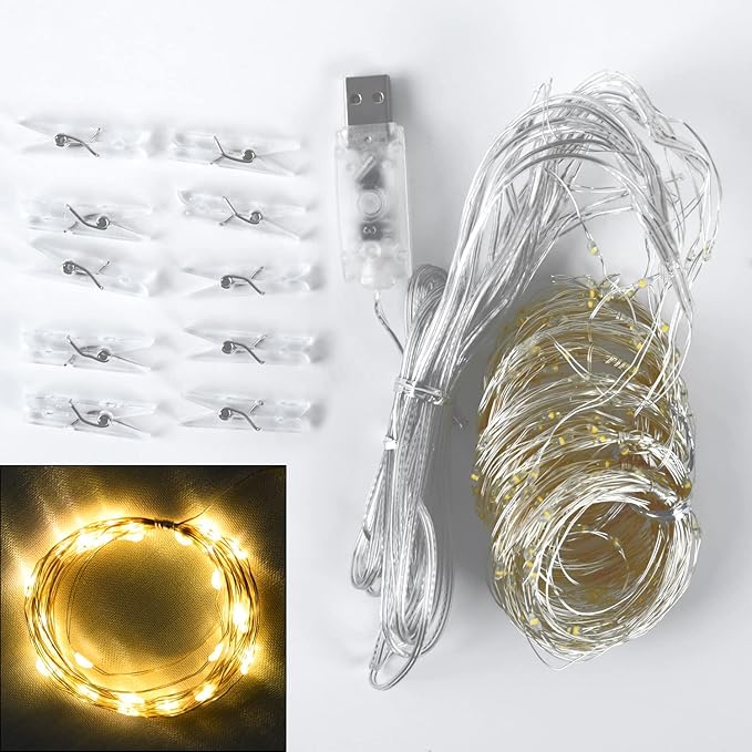 10ft x 10ft White Tulle Backdrop Curtain with Lights String for Parties Wedding Bridal Shower Sheer White Curtain Backdrop for Birthday Baby Shower Photo Booth Background Decorations