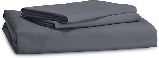 Bedsure Duvet Cover Queen Size - Soft Double Brushed Bedding Set for Kids & Adults, Zipper Closure, 3 Pieces, Includes 1 Duvet Cover (90"x90") & 2 Pillow Shams, NO Comforter, Dark Grey
