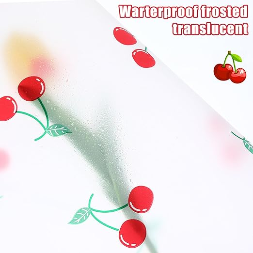 20 Sheets Bouquet Wrapping Paper, 22.4Inch White Cherry Pattern Flower Floral Wrapping White Floral Paper for Bouquets Kit, Waterproof Decorations with Ribbon for DIY Crafts Wedding Birthday Party