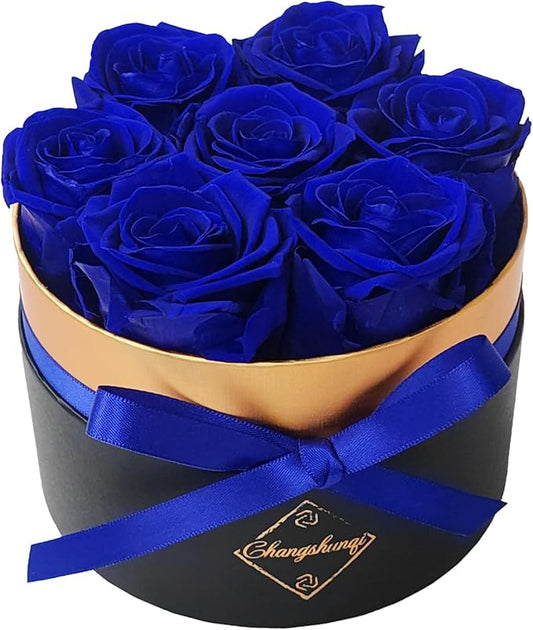 Preserved Flowers, Preserved Real Roses in Box Forever Flowers for Delivery, Eternal Rose Flower Last 2-3 Years, Anniversary Roses Forever Birthday Gifts for Women Mothers, Wife, Her, Mom