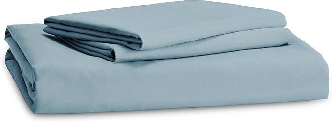 Bedsure Duvet Cover Full Size - Soft Double Brushed Bedding Set for Kids & Adults, Zipper Closure, 3 Pieces, Includes 1 Duvet Cover (80"x90") & 2 Pillow Shams, NO Comforter, Mineral Blue