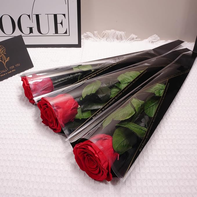Yamonic Preserved Flowers Rose Gifts for Mom Grandma, Mom Birthday Gifts for Women, Mothers Day Real Flower Rose Gifts for Moms,Her,Wife,Girlfriend on Christmas,Valentine's Day,Anniversary, Home Decor