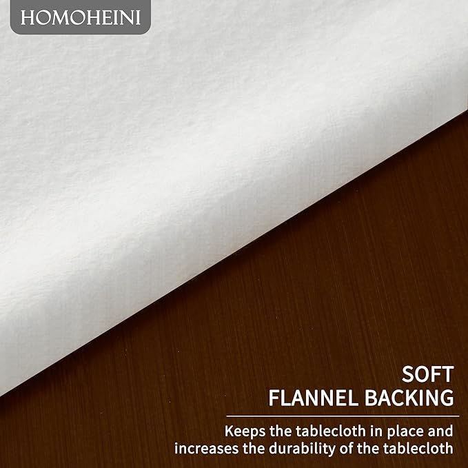 Rectangle Table Cloth,100% Waterproof Tablecloth Oil Proof Spill Proof Vinyl Table Cloth, Wipe Clean Plastic Table Cover for Dining, Camping, Indoor and Outdoor 54" x 120",Leaf
