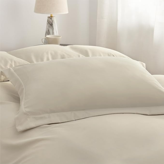 Bedsure Duvet Cover Twin/Twin XL Size - Only Includes 1 Duvet Cover (68"x90"), Hotel Luxury Soft Double Brushed All Season Bedding for Kids & Adults, Zipper Closure, NO Comforter, Linen