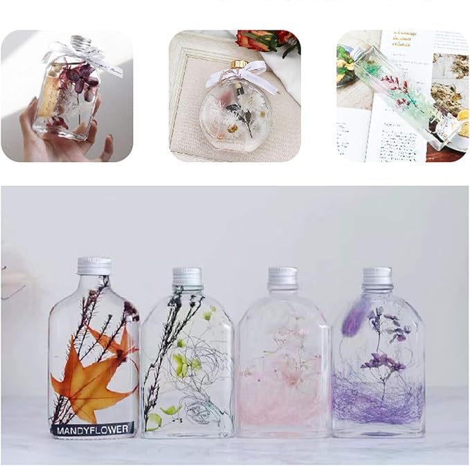 3 Packs Real Natural Dried Flowers for Making Mobile Phone Case Candle Handmade Crafts Epoxy Resin Pendant Necklace Jewelry DIY Accessories,Mixed Multi-Color Dried Flowers(Random Shipping 3 Packs)