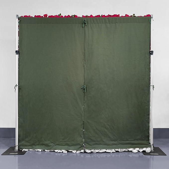 Luxury‌ Artificial Flower Wall Backdrop 5D Silk Rose Flower Panel Wedding Baby Shower Party Birthday Decorative Quick Assembly