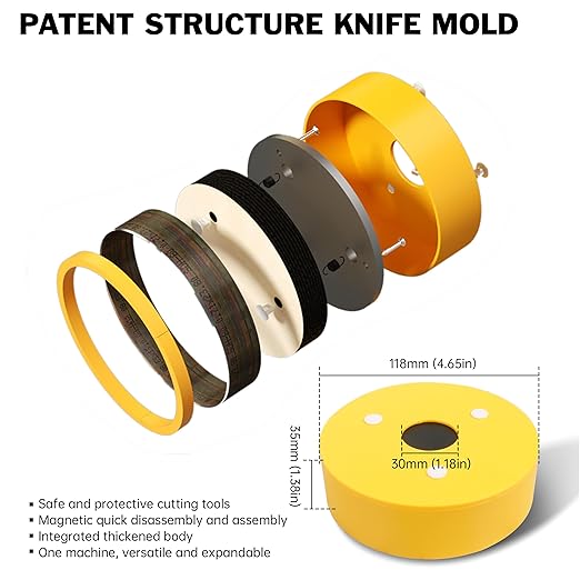 Circle Sampler Cutter Round Sample GSM Cut Machine for Fabric, Rubber, Leather, Carpet, Paper ，Foam，100cm² Manual Die Cutter Hand Press Mold Cutter Leather Leathercraft Cutting Machine