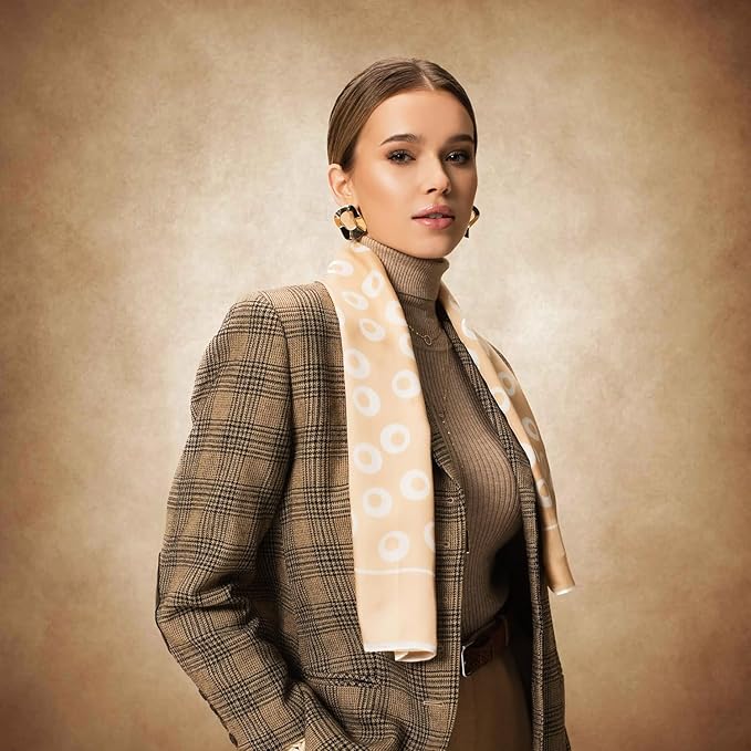 Abstract Latte Brown Professional Photography Backdrop for Adult Portrait Photo Props Booth Background Photoshoot Studio with Thick Ployester Fabric Roller Pocket on Top(12x8ft)